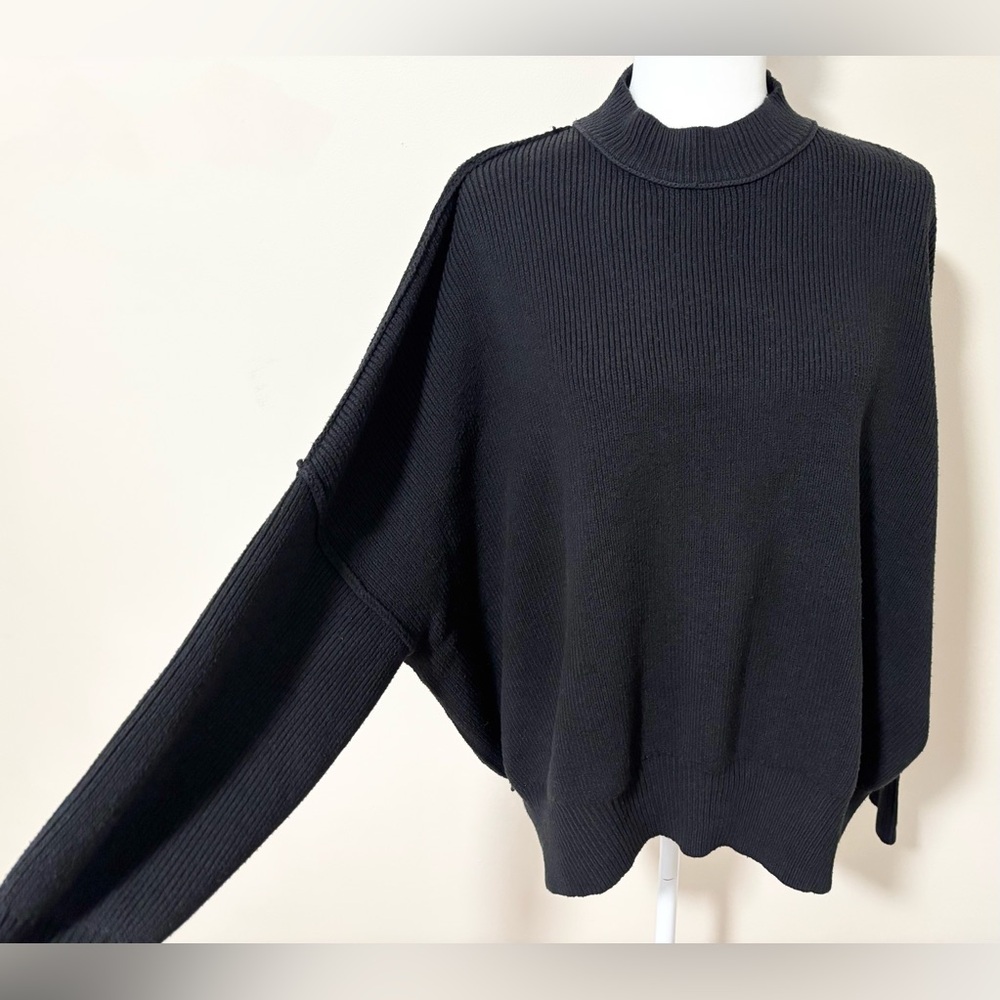 Free People Black Easy Street Sweater - Picture 4 of 11